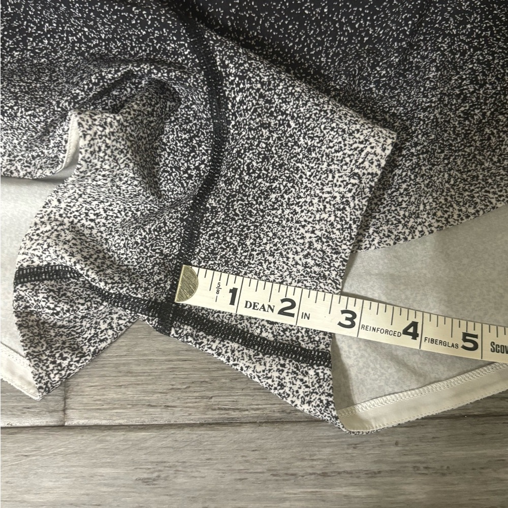 Lululemon Speed Up Short 2.5" Black White Ombre Speckle Activewear Gorpcore - Picture 11 of 11